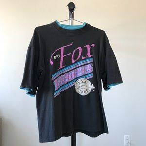 Cool black vintage T-shirt with print